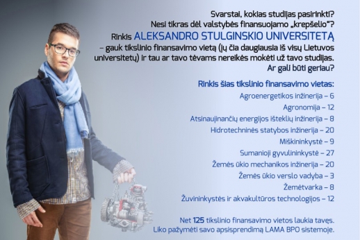 GAUK TIKSLINIO FINANSAVIMO VIETĄ! GAUK TIKSLINIO FINANSAVIMO VIETĄ!