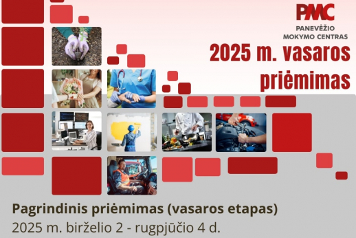 Panevėžio mokymo centras kviečia: artėja pagrindinis priėmimas 