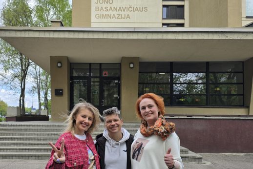 Vilniaus kolegijos darbuotojai dalinosi sėkmės istorijomis su moksleiviais