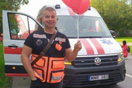Paramedikas, pradėjęs kelią Panevėžio mokymo centre
