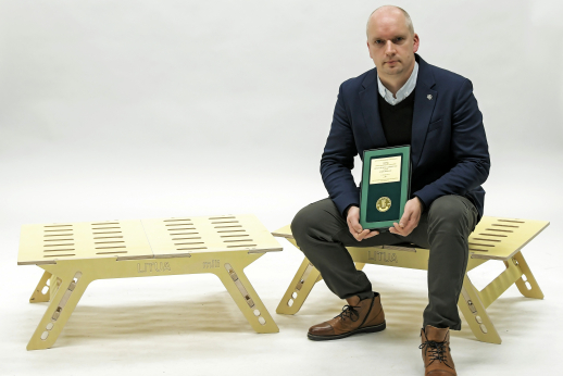 Apdovanotas VILNIUS TECH docento sukurtas pramoninio dizaino sprendimas 