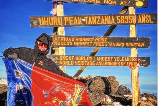 Į viršūnę – su tvirtomis vertybėmis. LKA kariūno kelionė į Kilimandžarą